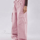 Elegante og løstsiddende grønne boyfriend jeans med knapper