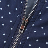 Todelt sæt: tanktop med polkaprikker og rygløs