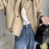 Kort, afslappet cargojakke