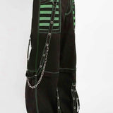 Gothic cargo jeans med brede ben