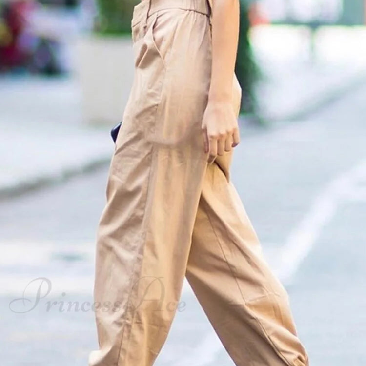 Vide streetwear-bukser med kæde