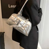 Sød crossbody-taske i PU-læder med butterfly