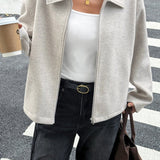 Stilfuld og alsidig langærmet jakke