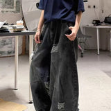 Vintage baggy jeans med revner