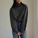 Hyggelig luksuriøs rullekravetrøje, elegant, blød og chik til kvinder