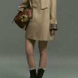 Blandet tern frakke med butterfly