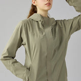 Vindtæt fleeceforet hættejakke