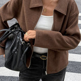 Stilfuld og alsidig langærmet jakke