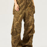 Cargobukser med vide ben i amerikansk vintagestil