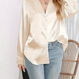 Elli - Kort bluse med designersnit