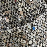 Elegant og luksuriøs tweedjakke med pailletter