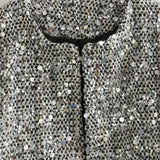 Elegant og luksuriøs tweedjakke med pailletter