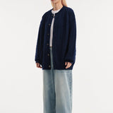 Kabelstrikket vest med afslappet pasform