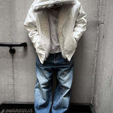 Minimalistisk hættetrøje med dobbelt lag