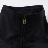 bikerjakke med rynket talje