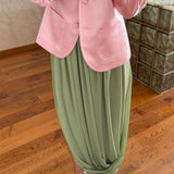 Lang, elegant, flagrende chiffonnederdel