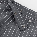 Trendy stribet blazersæt i to dele