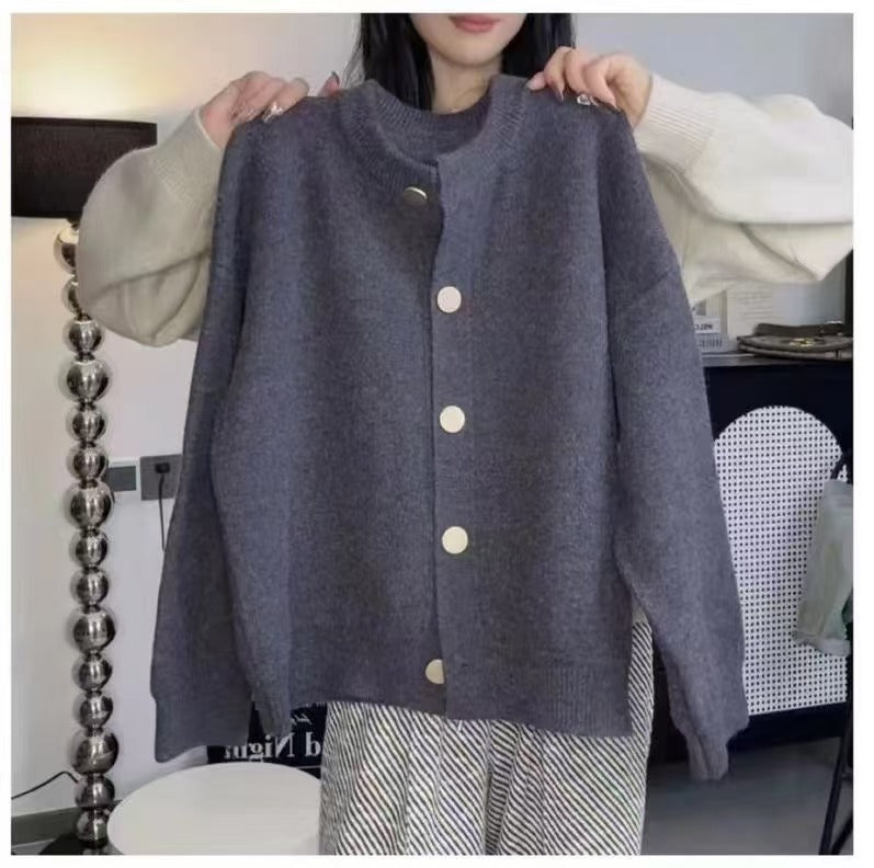 Komfortabel cardigan med knapper til kvinder - Elegant og alsidig