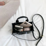 Luksuriøs satchel-håndtaske lavet af læder af høj kvalitet