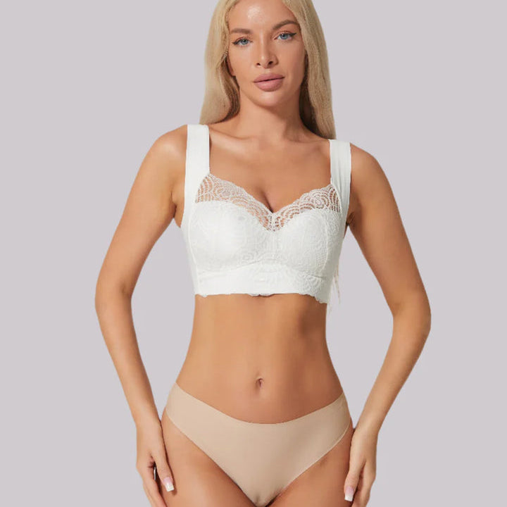 Dame push-up bh – Elegant blonde – Brede stropper – Komfortabel støtte