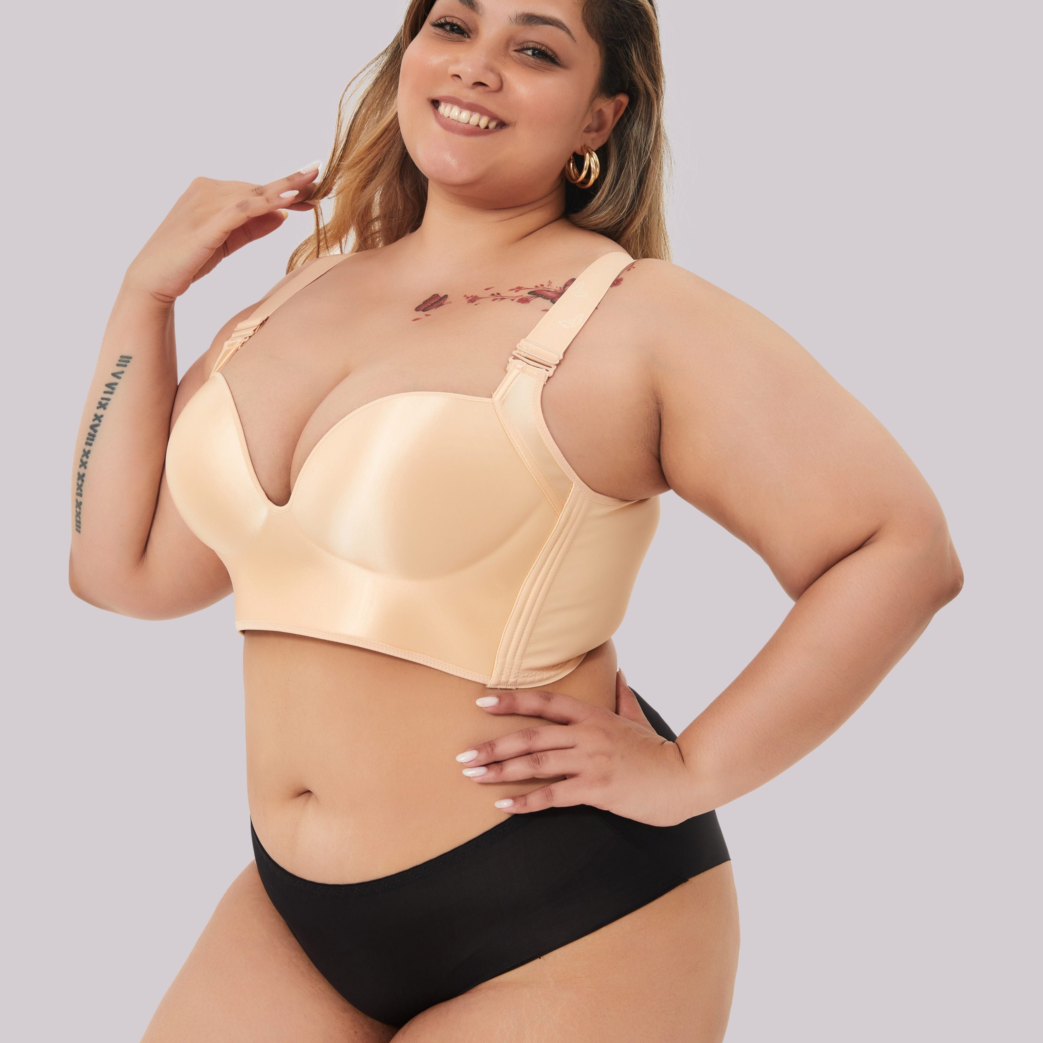 Formende bh til kvinder – Formstøbte skåle – Sømløs – Justerbare stropper