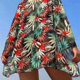 Tredelt kimonosæt med høj talje og rygløs