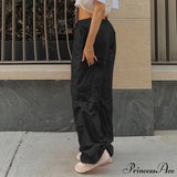 Løstsiddende cargo joggingbukser, streetwear outfits