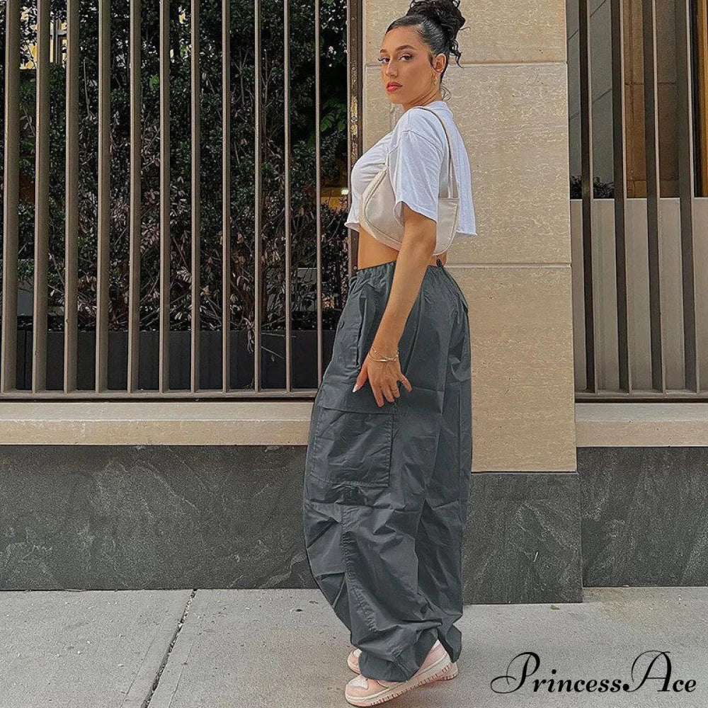 Løstsiddende cargo joggingbukser, streetwear outfits