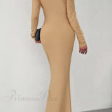 Havfruekjole med skulderlukning