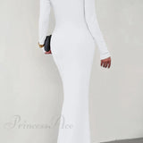 Havfruekjole med skulderlukning