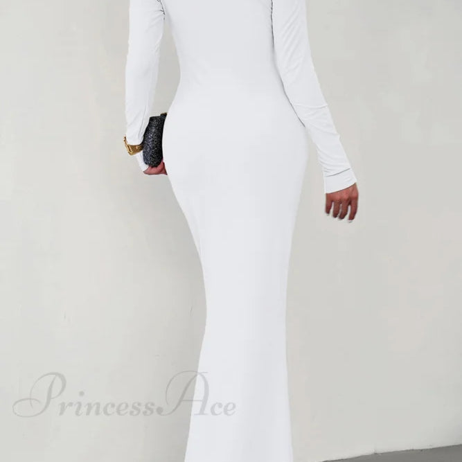 Havfruekjole med skulderlukning