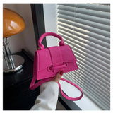 Mini PU-læder crossbody-taske, designerhåndtaske til kvinder