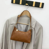 Dame skuldertaske i PU-læder