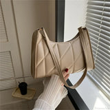 Dame skuldertaske i PU-læder