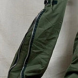 Lavtaljede, svajerformede punk cargobukser med lynlåsgylp