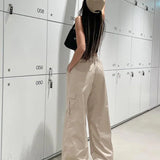 Afslappede cargobukser med lommer