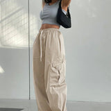 Afslappede cargobukser med lommer