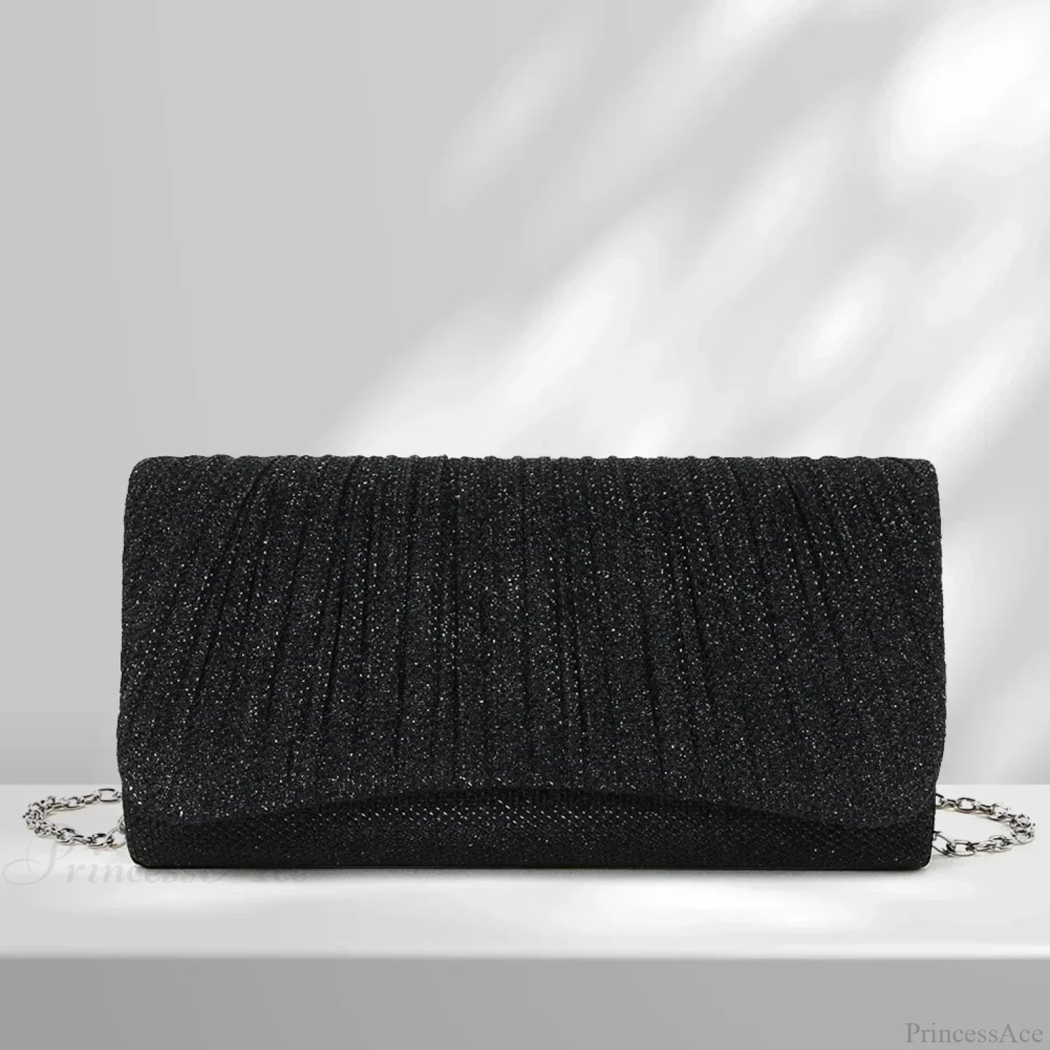 Glitrende aftenclutch til bryllup