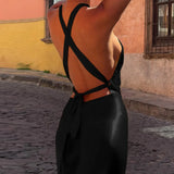 Bodycon-kjole uden ryg