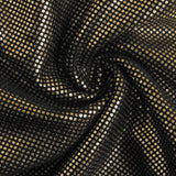 Ensfarvet kjole med dyb V-udskæring