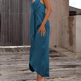 Elegante, unikke og charmerende franske midikjoler med ryg og stropper