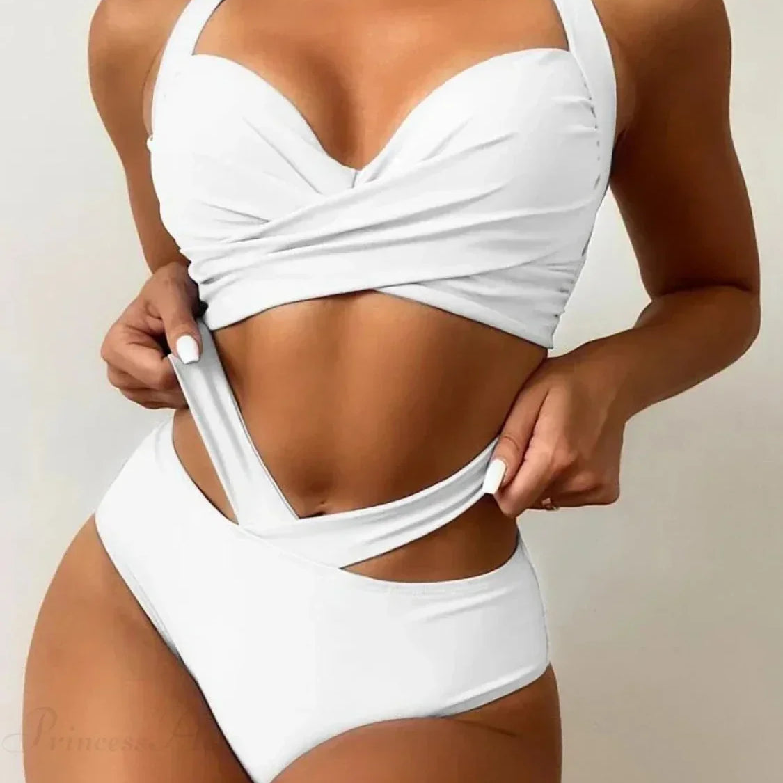 Batikfarvet sæt med snøre og ryg, to dele