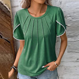 Jenny - Elegant designerbluse i blød bomuld