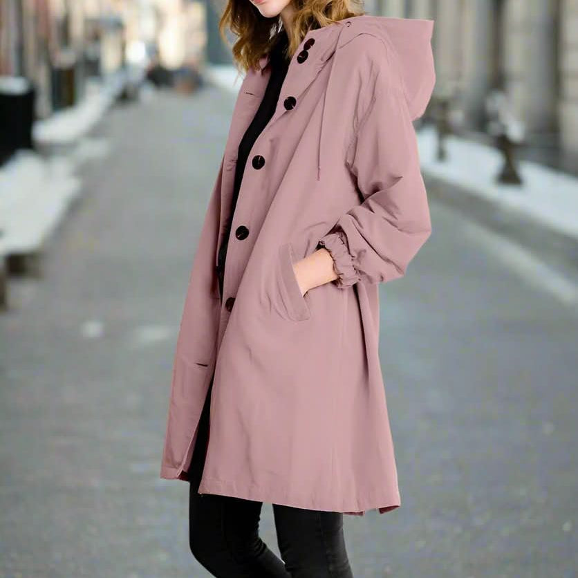 Let, komfortabel og beskyttende regnjakke til kvinder