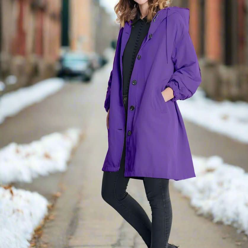 Let, komfortabel og beskyttende regnjakke til kvinder