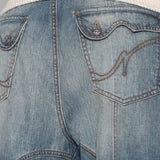 Brede, falmede jeans med sporty talje