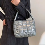 Afslappet vintertaske i bomuld