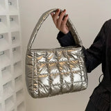 Afslappet vintertaske i bomuld