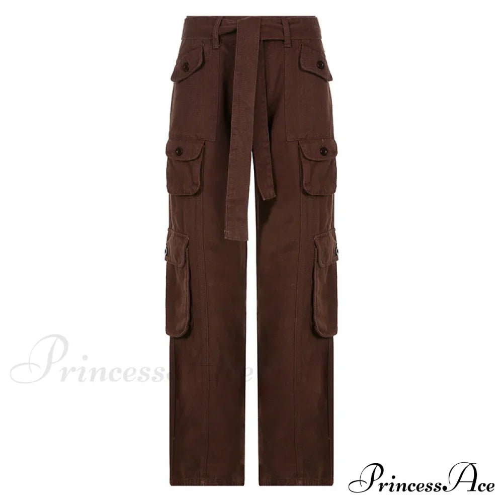 Højtaljede jeans med brede ben og lige ben til kvinder