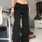 Højtaljede jeans med brede ben og lige ben til kvinder